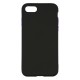 IPhone 7/8 Silicone Soft Touch Case Colored Buttons Black