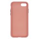 IPhone 7/8 Silicone Soft Touch Case Colored Buttons Pink
