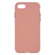 IPhone 7/8 Silicone Soft Touch Case Colored Buttons Pink