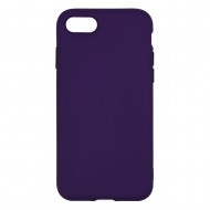 IPhone 7/8 Silicone Soft Touch Case Colored Buttons Purple IPhone 7/8 Silicone Soft Touch Case Colored Buttons Purple