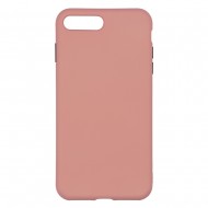 IPhone 7/8 Plus Silicone Soft Touch Case Colored Buttons Pink IPhone 7/8 Plus Silicone Soft Touch Case Colored Buttons Pink