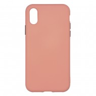 IPhone Xs Max Silicone Soft Touch Case Colored Buttons Pink IPhone Xs Max Silicone Soft Touch Case Colored Buttons Pink