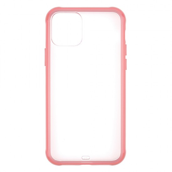 IPhone 11 Tranparent Case (PC + TPU) Pink IPhone 11 Tranparent Case (PC + TPU) Pink