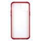 IPhone 11 Pro Tranparent Case (PC + TPU) Red 