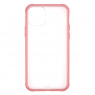 IPhone 11 Pro Max Tranparent Case (PC + TPU) Pink 