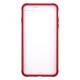 IPhone 7/8 Plus Tranparent Case (PC + TPU) Red