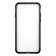 IPhone 7/8 Tranparent Case (PC + TPU) Black 