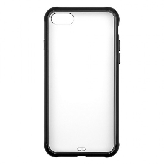 IPhone 7/8 Tranparent Case (PC + TPU) Black 