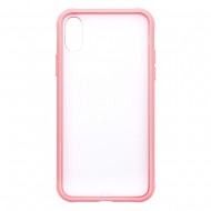 IPhone XS Max Tranparent Case (PC + TPU) Pink IPhone XS Max Tranparent Case (PC + TPU) Pink