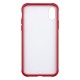 IPhone XS Max Tranparent Case (PC + TPU) Red IPhone XS Max Tranparent Case (PC + TPU) Red