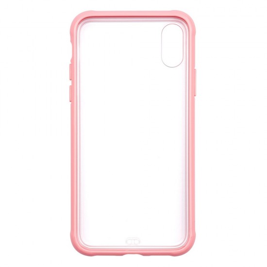 IPhone XR Tranparent Case (PC + TPU) Pink IPhone XR Tranparent Case (PC + TPU) Pink