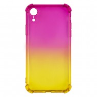 iPhone XR Gradient Protection Case Pink/Yellow 