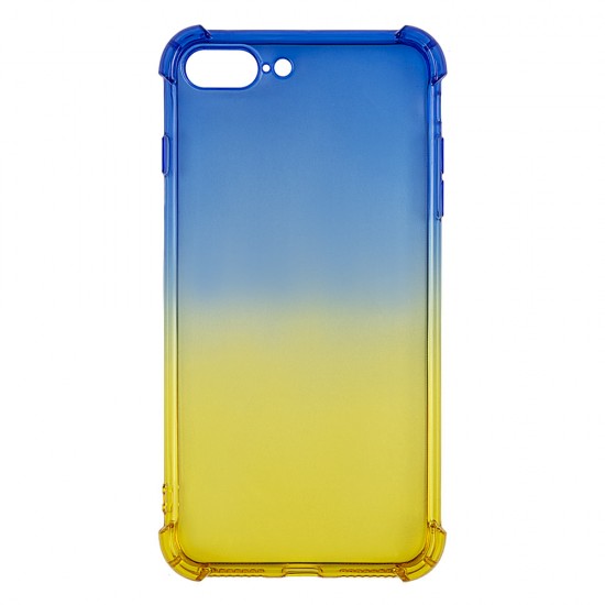 iPhone 7/8 Plus Gradient Protection Case Blue/Yellow 