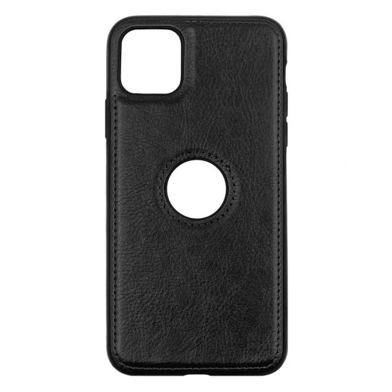 IPhone 11 Leather Case Black