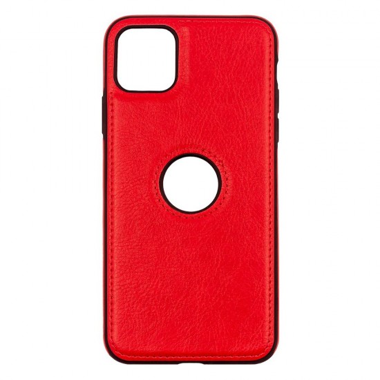 IPhone 11 Pro Max Leather Case Red