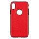IPhone X/XS Leather Case Red 