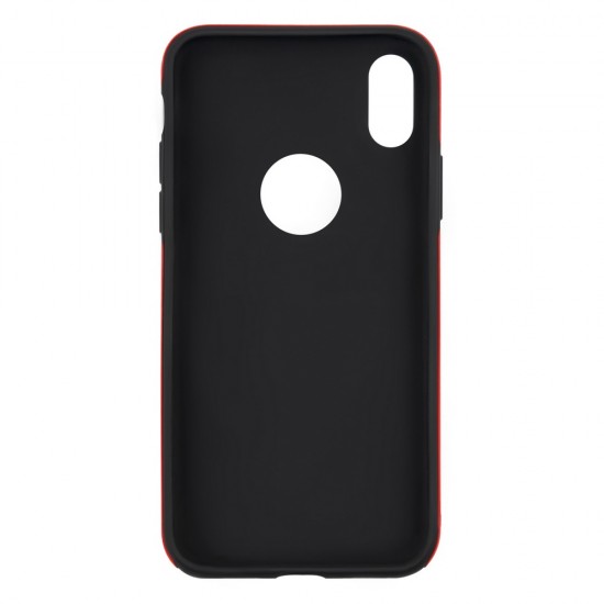IPhone XR Leather Case Red 