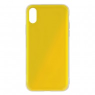 IPhone Xs Max Silicone + PC Case Mirror Yellow IPhone Xs Max Silicone + PC Case Mirror Yellow
