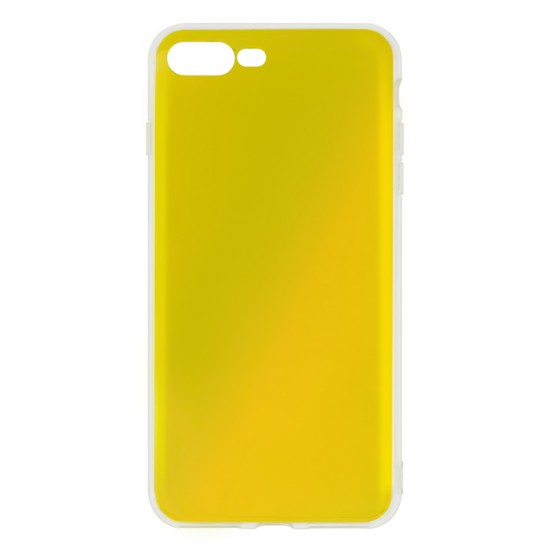 IPhone 7/8 Plus Silicone + PC Case Mirror Yellow IPhone 7/8 Plus Silicone + PC Case Mirror Yellow