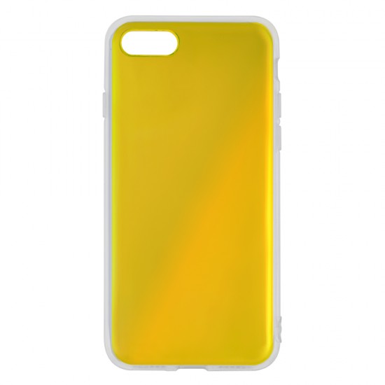 IPhone 7/8 Silicone + PC Case Mirror Yellow IPhone 7/8 Silicone + PC Case Mirror Yellow