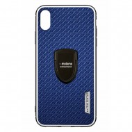 IPhone X/Xs Motomo Ring Case Blue IPhone X/Xs Motomo Ring Case Blue