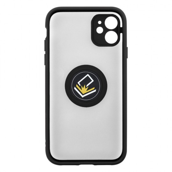 IPhone 11 Ring Case PC+TPU Black IPhone 11 Ring Case PC+TPU Black