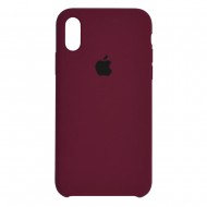 IPhone Xs Max Silicone Case Marsala IPhone Xs Max Silicone Case Marsala