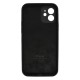 iPhone 12 Silicone Case Full Camera Black