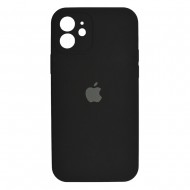 iPhone 12 Silicone Case Full Camera Black