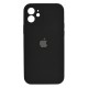iPhone 12 Silicone Case Full Camera Black