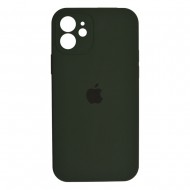 iPhone 12 Silicone Case Full Camera Cyprus Green