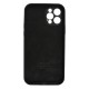 iPhone 12 Pro Max Silicone Case Full Camera Black