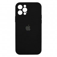 iPhone 12 Pro Max Silicone Case Full Camera Black