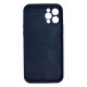 iPhone 12 Pro Max Silicone Case Full Camera Deep Navy