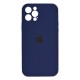 iPhone 12 Pro Max Silicone Case Full Camera Deep Navy