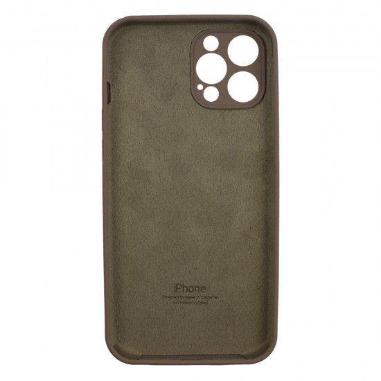 iPhone 12 Pro Max Silicone Case Full Camera Lavander