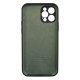iPhone 12 Pro Max Silicone Case Full Camera Pine Green