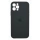 iPhone 12 Pro Max Silicone Case Full Camera Pine Green
