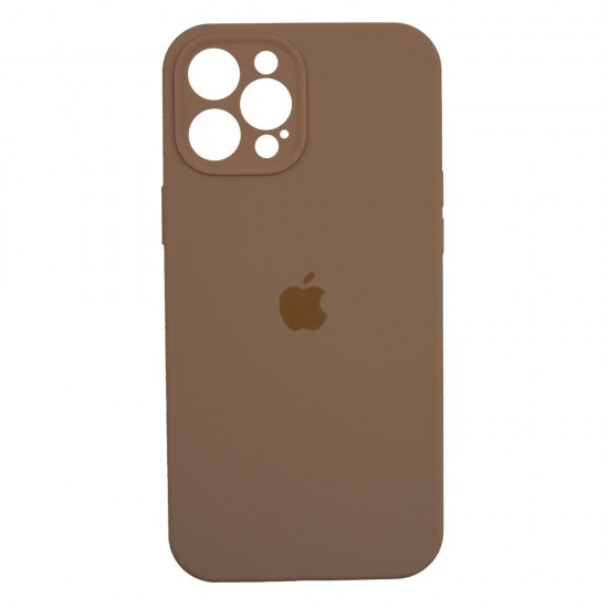 iPhone 12 Pro Max Silicone Case Full Camera Pink Sand