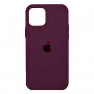 iPhone 12/12Pro Silicone Case Marsala