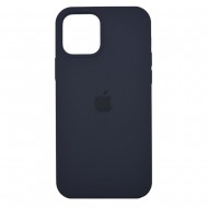 iPhone 12/12Pro Silicone Case Midnight Blue