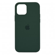 iPhone 12/12Pro Silicone Case Pine Green
