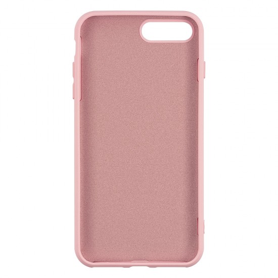 IPhone 7/8 Plus Silicone Case Soft Touch with Microfiber Pink 