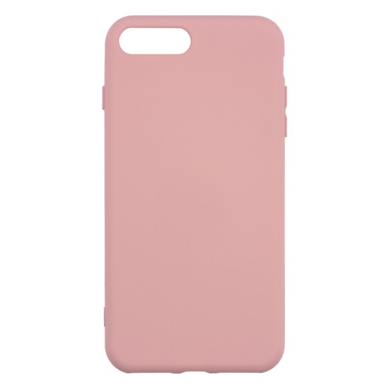 IPhone 7/8 Plus Silicone Case Soft Touch with Microfiber Pink 