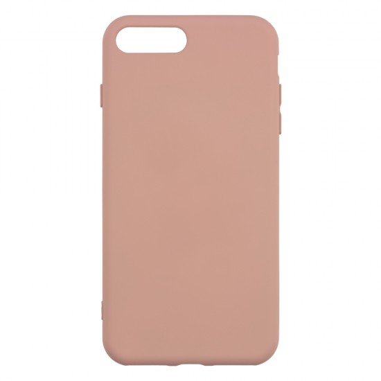 IPhone 7/8 Plus Silicone Case Soft Touch with Microfiber Pink Sand 
