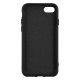 IPhone 7/8 Silicone Case Soft Touch with Microfiber Black