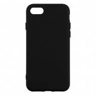 IPhone 7/8 Silicone Case Soft Touch with Microfiber Black
