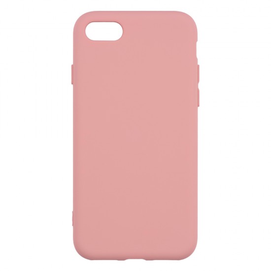 IPhone 7/8 Silicone Case Soft Touch with Microfiber Pink