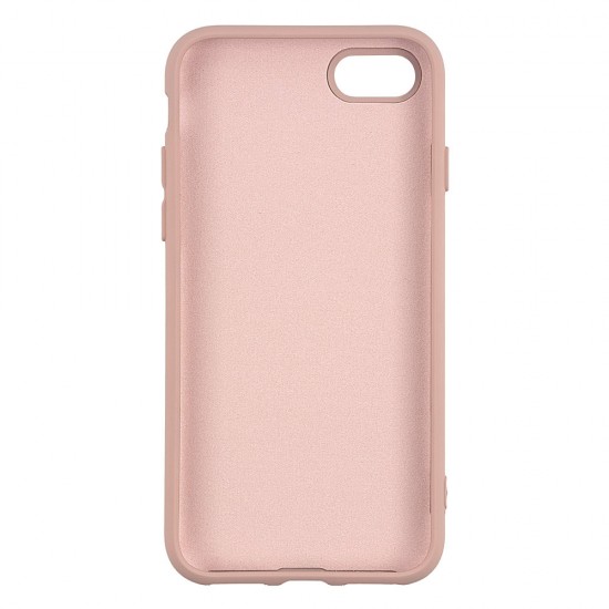 IPhone 7/8 Silicone Case Soft Touch with Microfiber Pink Sand