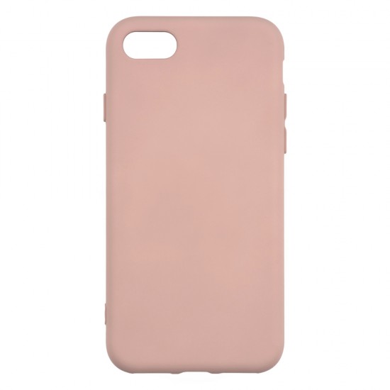 IPhone 7/8 Silicone Case Soft Touch with Microfiber Pink Sand